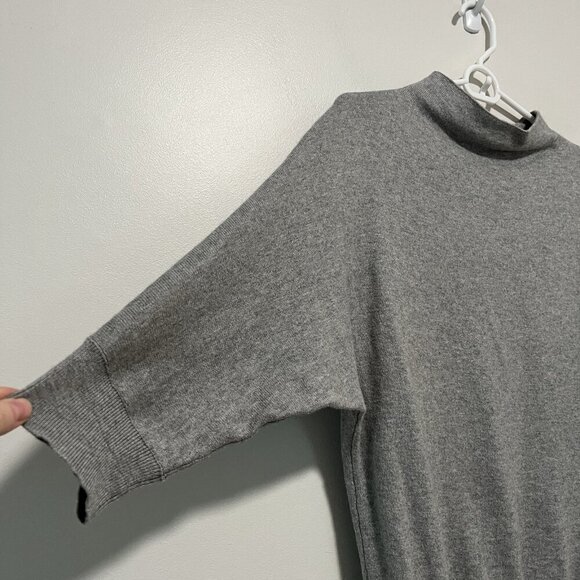 R Label Gray Dolman Sleeve Organic Cotton Cashmere Sweater Size XS - Picture 2 of 8